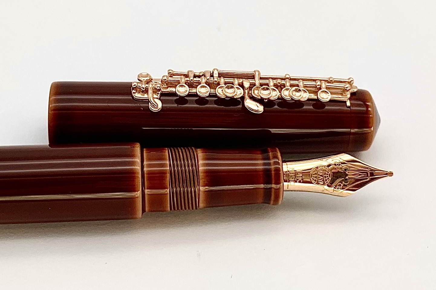 NakayaPiccoloLongWriterTokiTamenuriFountainPenwithPinkgoldPiccoloStopper_I